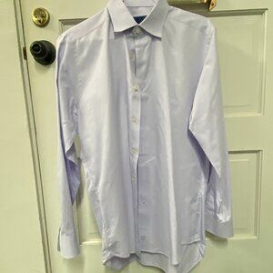 David Donahue Men’s Dress Shirt Size 16.5 /34-35 Trim